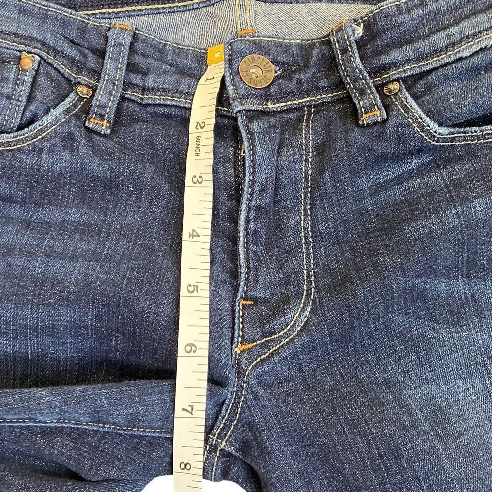 Sinclair MFGRP ‘Ellis’ Low Rise Flared Jeans Dark Wash Sz 27 Y2K USA Made - Picture 13 of 16